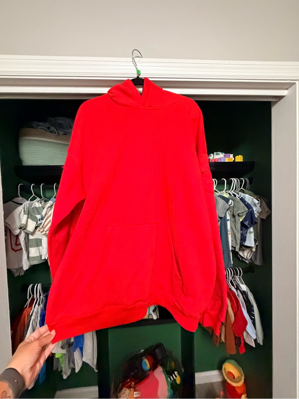 Comfort Colors Bright Red Pullover Hoodie